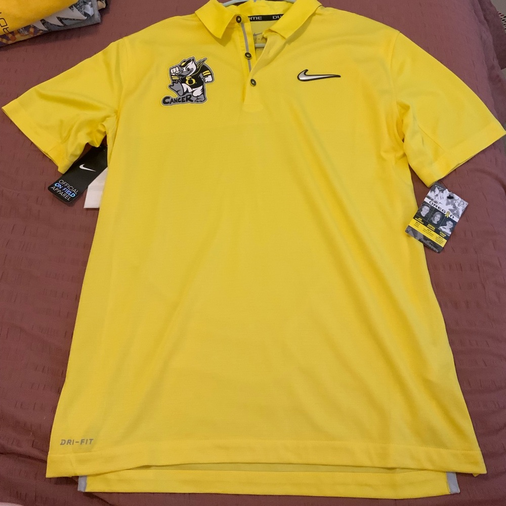 Nike Dri Fit Oregon Ducks Stomp Cancer Doernbecher Elite Limited Polo
